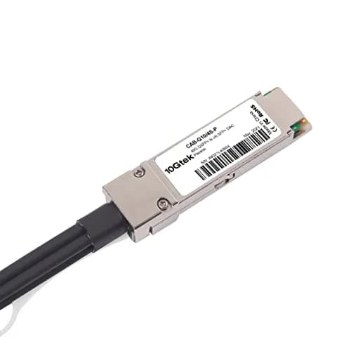 10Gtek 40G QSFP+ to 4xSFP+ Breakout DAC Cable 0.5m | Cisco Compatible Copper Twinax thumbnail 3