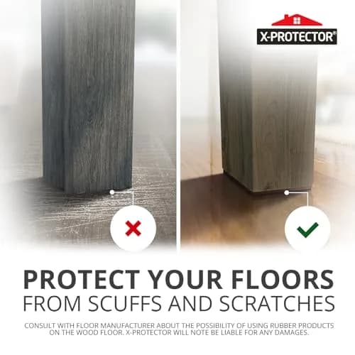 X-Protector Non Slip Furniture Pads – 12 Premium Grippers 7.6cm (3") | Protects Floors from Scratches & Sliding thumbnail 5