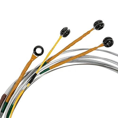 MI&VI Hamilton Violin Strings Universal Full Set 4/4 Scale (G-D-A-E) with Extra E-String | Germany Steel | Ball-End | Medium Tension thumbnail 5