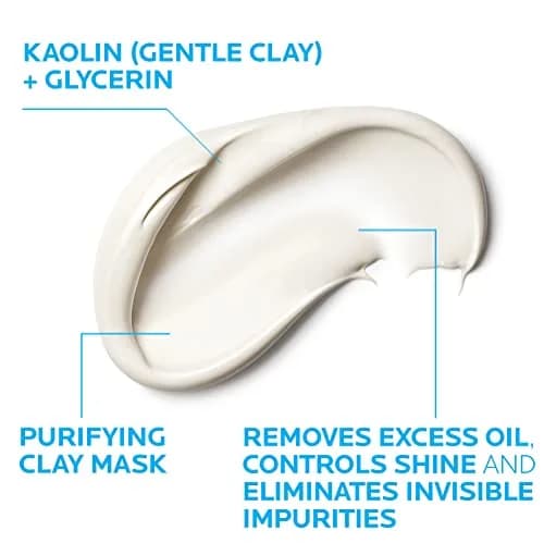 La Roche-Posay Effaclar Clay Face Mask for Oily Skin 3.4oz | Purifying & Mattifying thumbnail 4