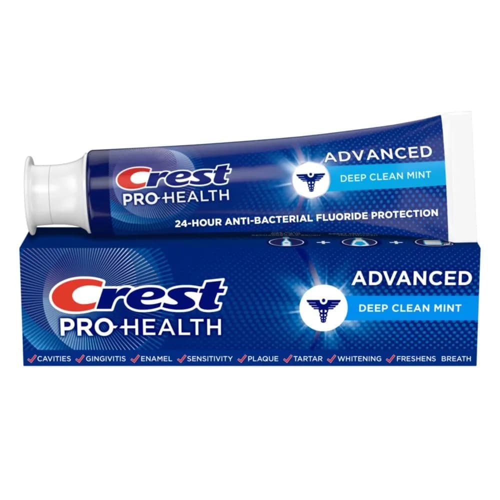 Crest Pro-Health Advanced Deep Clean Mint Toothpaste 5.1 Oz | Clinically Proven 8 Benefits for Whole Mouth Health - main product image