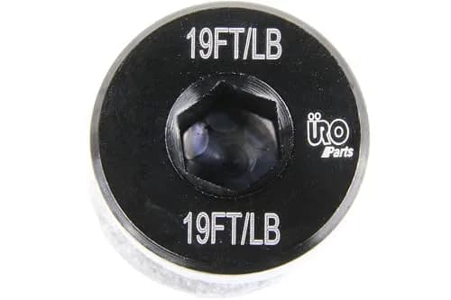 URO Parts Oil Drain Plug 18 x 1.5mm | Hard Anodized Aluminum with Magnet, OE Dimensions thumbnail 4