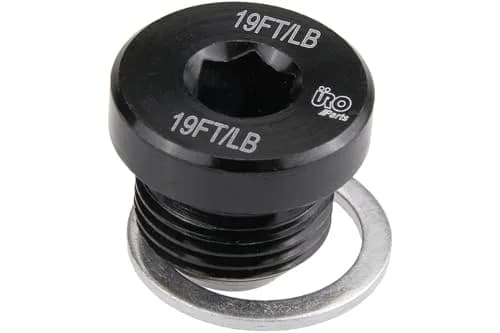 URO Parts Oil Drain Plug 18 x 1.5mm | Hard Anodized Aluminum with Magnet, OE Dimensions thumbnail 3