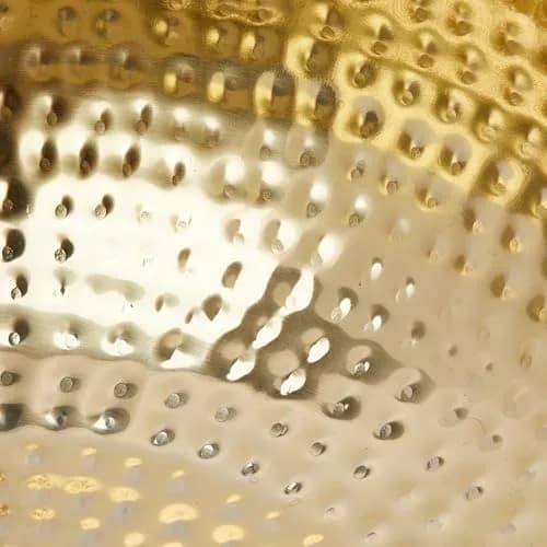 Creative Co-Op Hammered Metal Bowl, Gold Finish, 35.5cm (14 inch) | Decorative Home Accent thumbnail 5