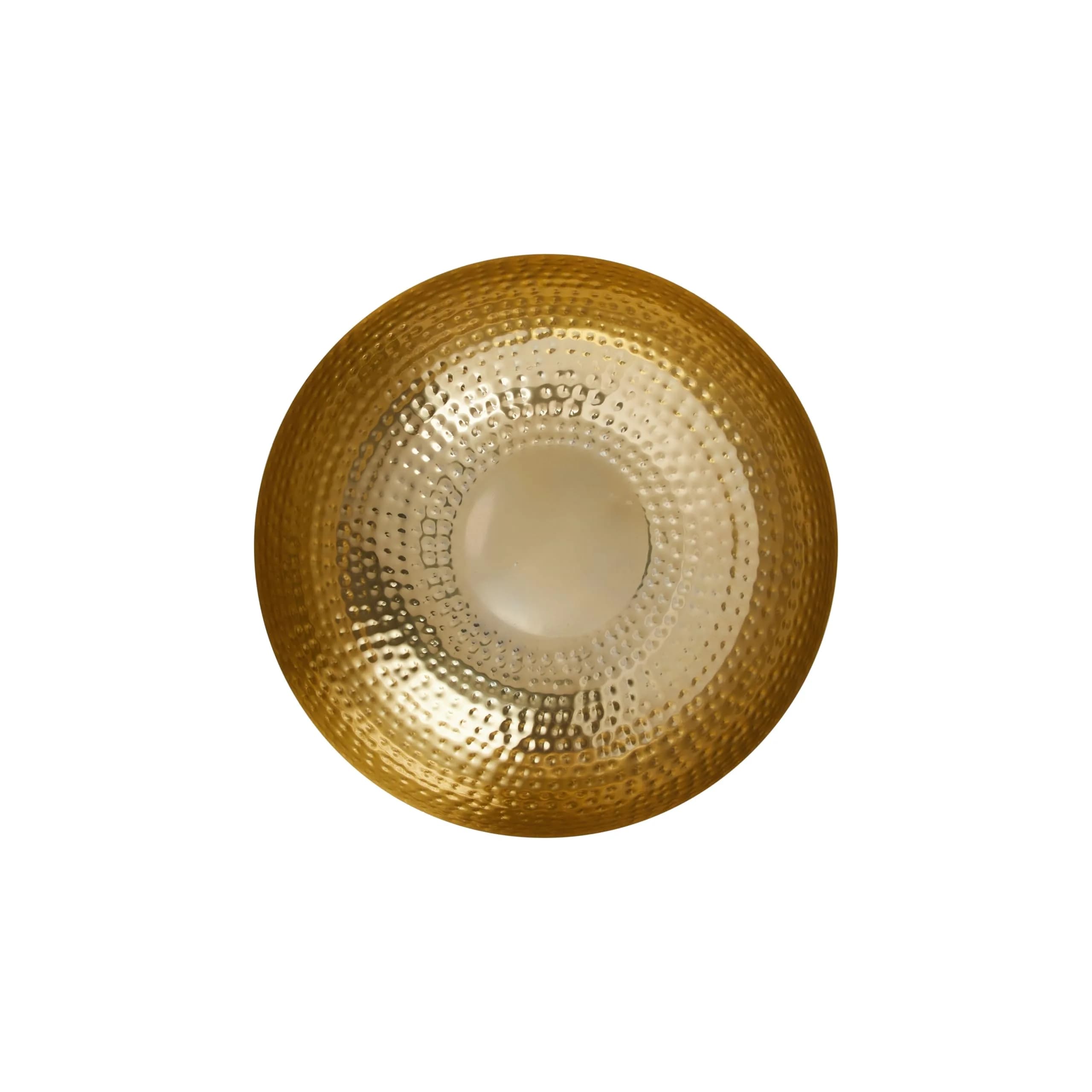Creative Co-Op Hammered Metal Bowl, Gold Finish, 35.5cm (14 inch) | Decorative Home Accent - view 6