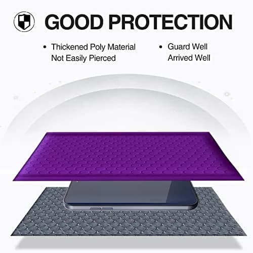 UCGOU Purple Bubble Mailers 50 Pack 10.16cm x 20.32cm (4"x8") | Opaque, Self-Seal, Padded Envelopes for Secure Shipping thumbnail 5