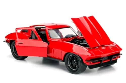Jada Fast & Furious 1:24 Letty's 1966 Chevy Corvette Die-cast Car | Authentic Movie Replica for Kids & Adults thumbnail 2