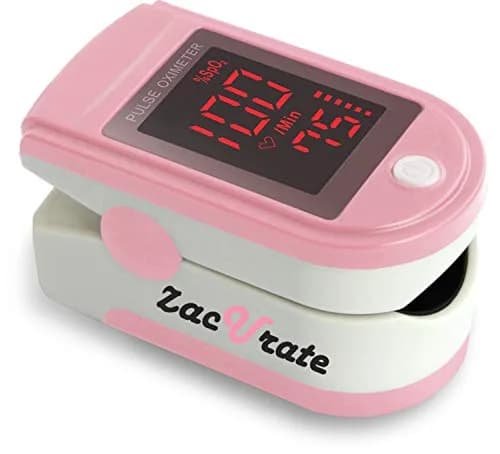 Zacurate Blood Oxygen Monitor Blushing Pink | Accurate SpO2 & Pulse Rate for Sports & Travel thumbnail 1