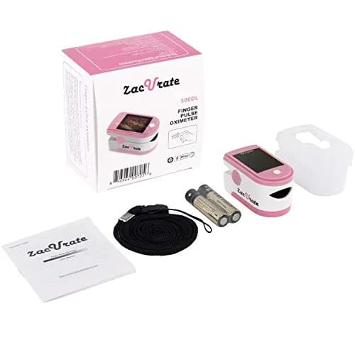 Zacurate Blood Oxygen Monitor Blushing Pink | Accurate SpO2 & Pulse Rate for Sports & Travel thumbnail 6