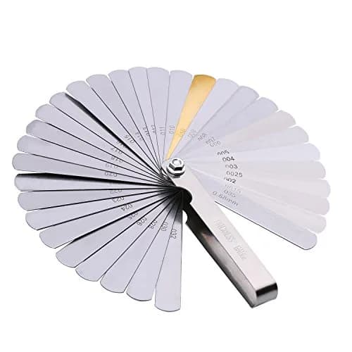 Hotop Feeler Gauges Imperial Measuring Tool Stainless Steel | 32 Blades Dual Marked Metric & Imperial thumbnail 3
