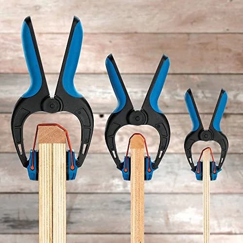 Rockler Large Spring Bandy Clamps for Woodworking (Pair) | Heavy-Duty, No-Mar, Adjustable, 2 Items thumbnail 4