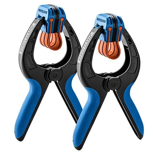 Rockler Large Spring Bandy Clamps for Woodworking (Pair) | Heavy-Duty, No-Mar, Adjustable, 2 Items thumbnail 2
