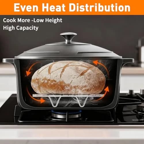 TamBee 2Pcs Stainless Steel Cooling Racks 7 & 8 Inch | Versatile Baking & Steaming thumbnail 4