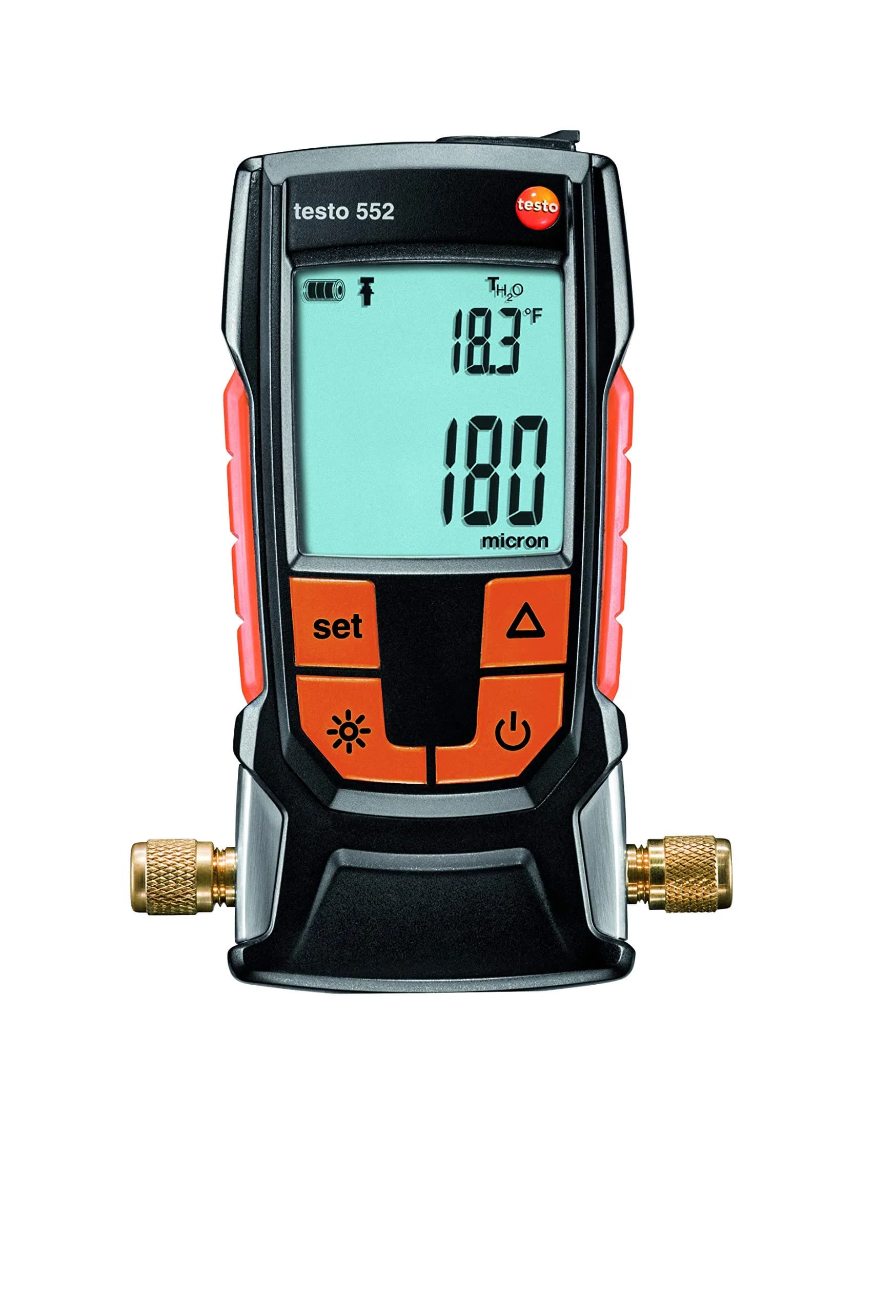 Testo 552 I Digital Vacuum Gauge with Bluetooth Support | Precise Micron & Micron Measurements