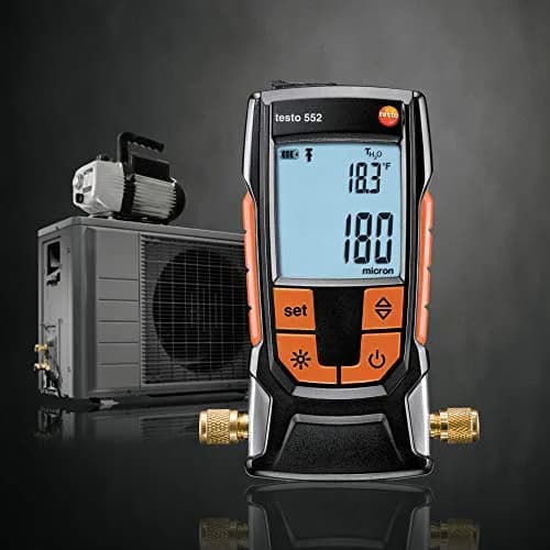 Testo 552 I Digital Vacuum Gauge with Bluetooth Support | Precise Micron & Micron Measurements thumbnail 2