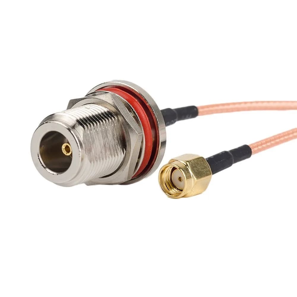 Eagles Coaxial RF Cable Assembly 1ft (30cm) RG316, Gold & Nickel Plated Connectors - main product image