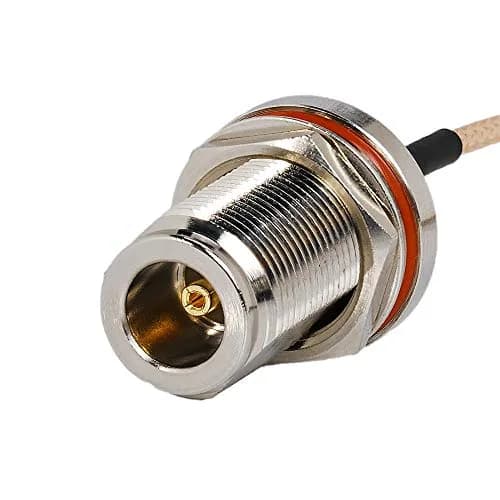 Eagles Coaxial RF Cable Assembly 1ft (30cm) RG316, Gold & Nickel Plated Connectors thumbnail 2