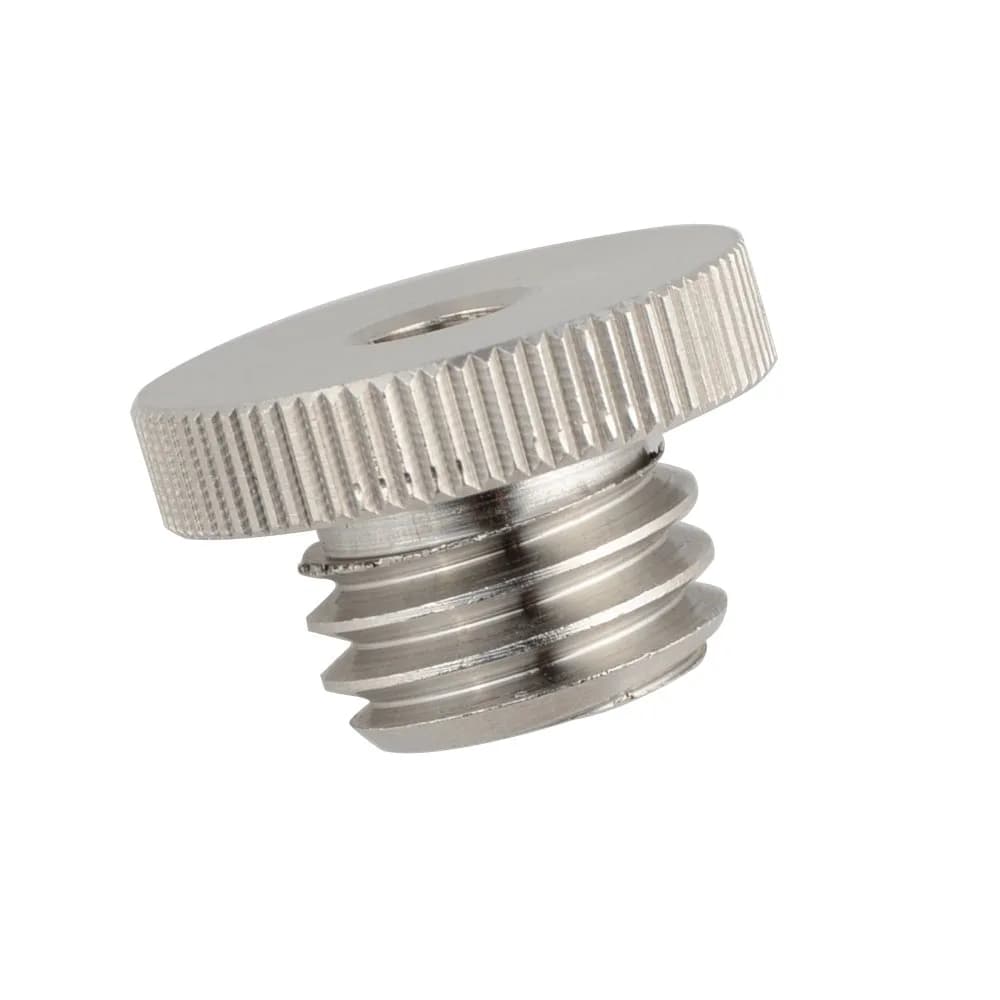 CAMVATE 1/4"-20 Female to 5/8"-11 Male Screw Adapter | Stainless Steel 304 Mounting Hardware - view 5