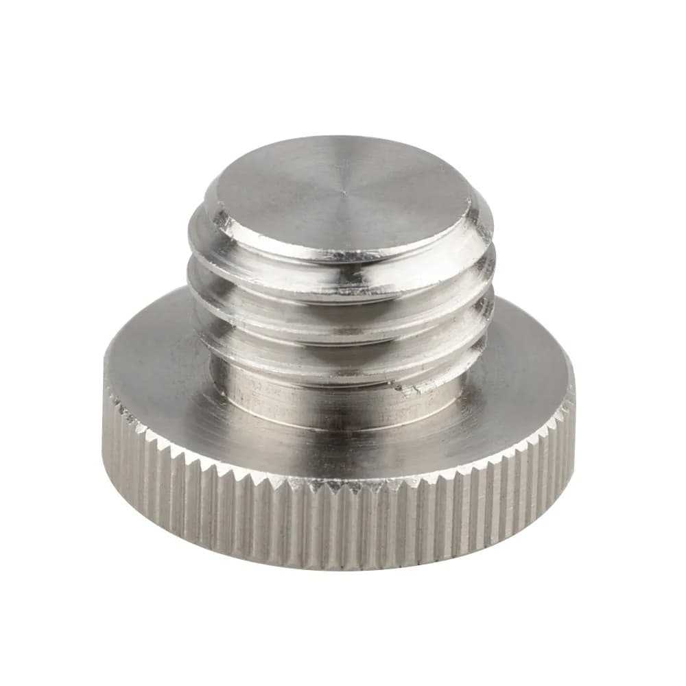 CAMVATE 1/4"-20 Female to 5/8"-11 Male Screw Adapter | Stainless Steel 304 Mounting Hardware - view 7
