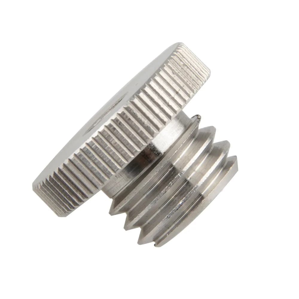 CAMVATE 1/4"-20 Female to 5/8"-11 Male Screw Adapter | Stainless Steel 304 Mounting Hardware - view 4