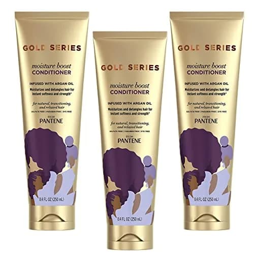 Pantene Gold Series Moist Boost Conditioner 250ml (8.4 Fl Oz) | Hydrates & Detangles thumbnail 1
