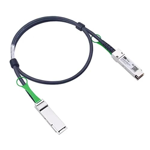 H!Fiber 40Gb QSFP+ DAC Cable 1m | 40GBASE-CR4 Passive Twinax for Cisco & Open Devices thumbnail 2