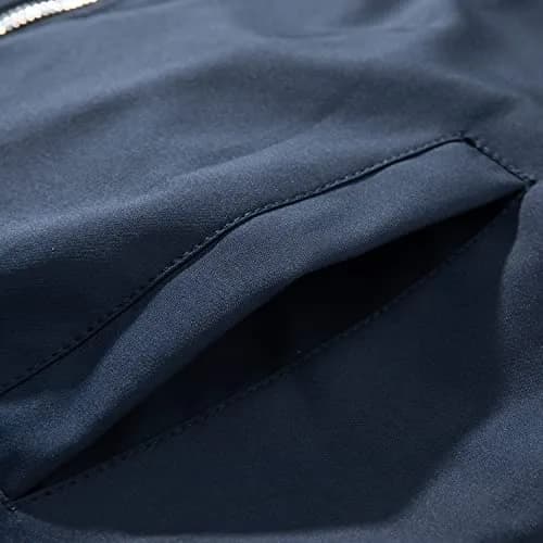 URBANFIND Men's Slim Fit Lightweight Sportswear Jacket Casual Bomber Jacket US S Blue | Breathable, Stylish & US S Size thumbnail 5