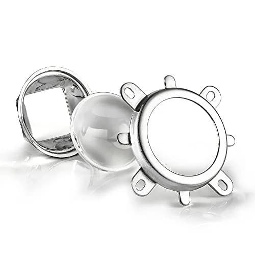 CHANZON 44mm 60 Degree LED Lens with Reflector and Bracket | Optical Glass for 20W-100W COB Chips thumbnail 1