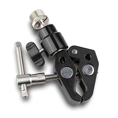 CAMVATE Mini Crab Clamp Articulated 1/4 Pack of 4 | Microphone Mounting Clamp with 360° Ball Head thumbnail 5