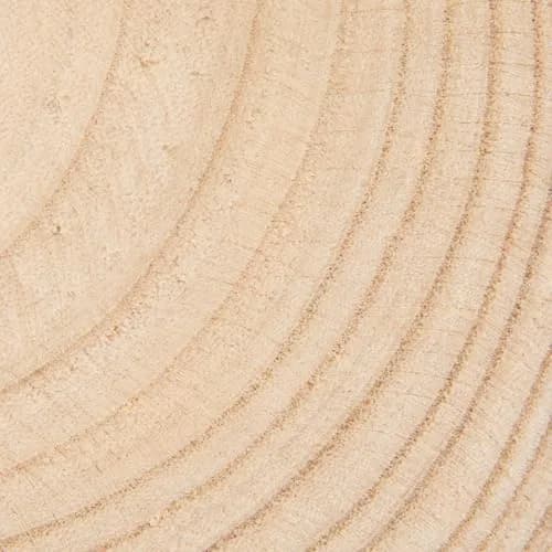 Creative Co-Op Decorative Paulownia Wood Pedestal with Metal Hairpin Legs Round Accent Stand, Natural Finish | Rustic Home Decor thumbnail 6