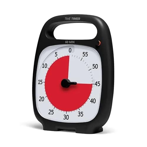 TIME TIMER Plus 60 Minute Desk Visual Timer | Silent, Portable & Stress-Free Time Management Tool thumbnail 5