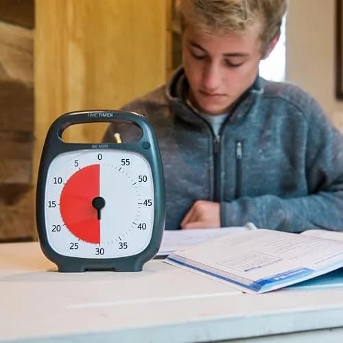 TIME TIMER Plus 60 Minute Desk Visual Timer | Silent, Portable & Stress-Free Time Management Tool thumbnail 2