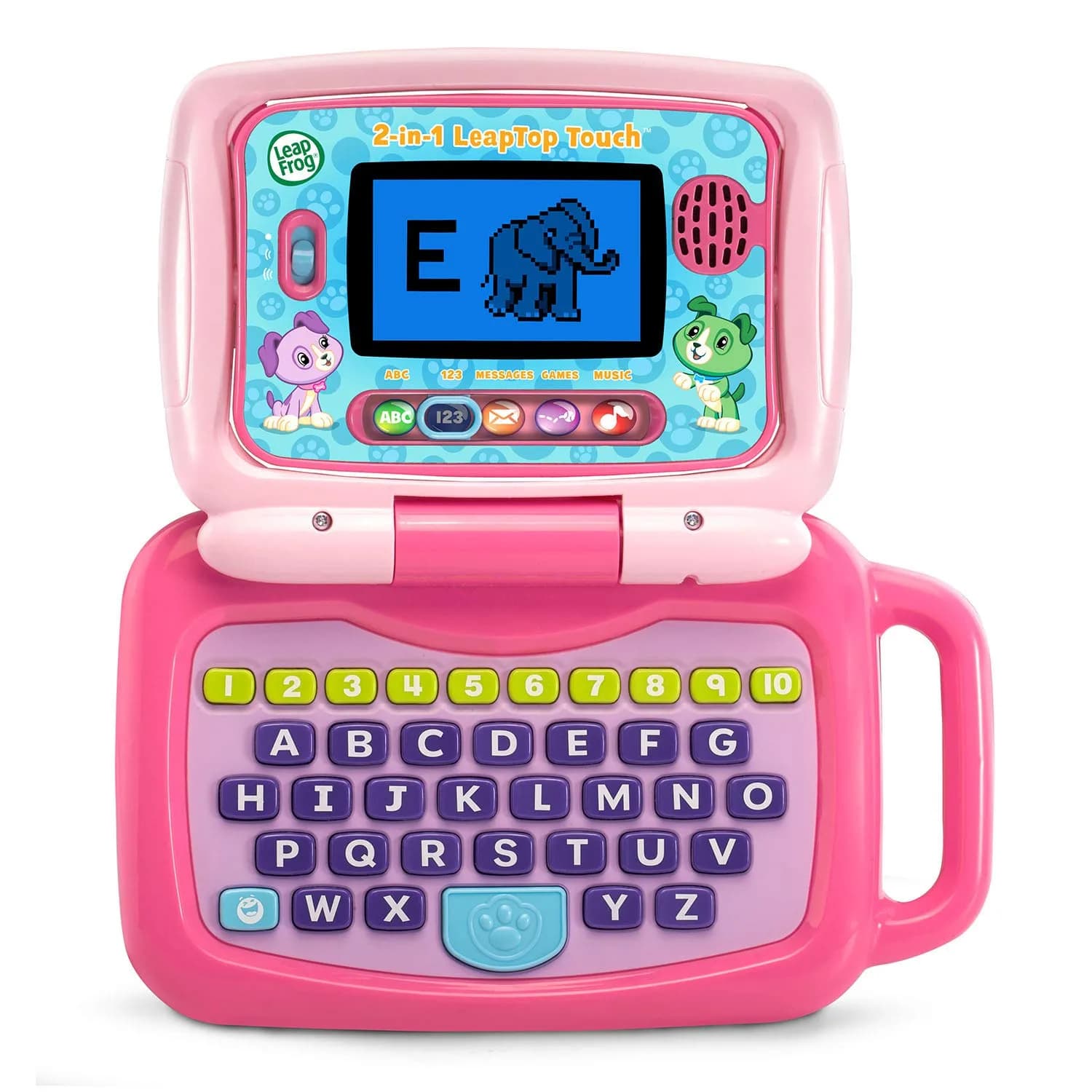 LeapFrog 2-in-1 LeapTop Touch Learning Toy, Pink | Educational Laptop & Tablet for Ages 2-5 - main product image