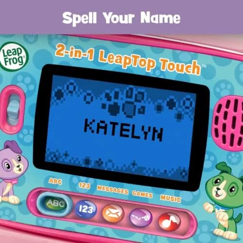 LeapFrog 2-in-1 LeapTop Touch Learning Toy, Pink | Educational Laptop & Tablet for Ages 2-5 thumbnail 2