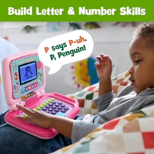LeapFrog 2-in-1 LeapTop Touch Learning Toy, Pink | Educational Laptop & Tablet for Ages 2-5 thumbnail 3