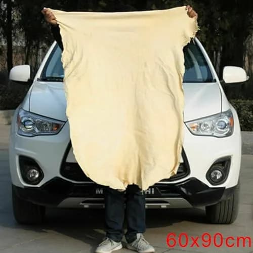 VANANA Car Nature Chamois Leather Washing Cloth 60x90cm | Super Absorbent & Gentle thumbnail 4