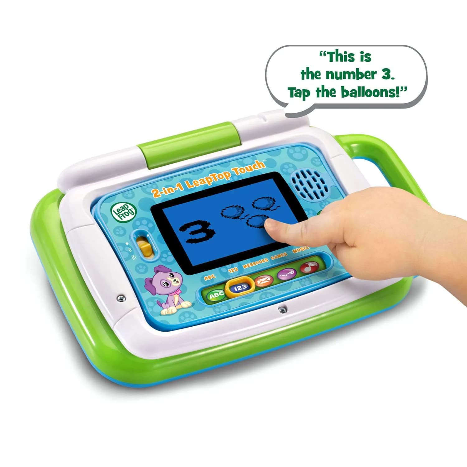 LeapFrog 2-in-1 LeapTop Touch Learning Toy Green | Ages 2-5 Years - view 9