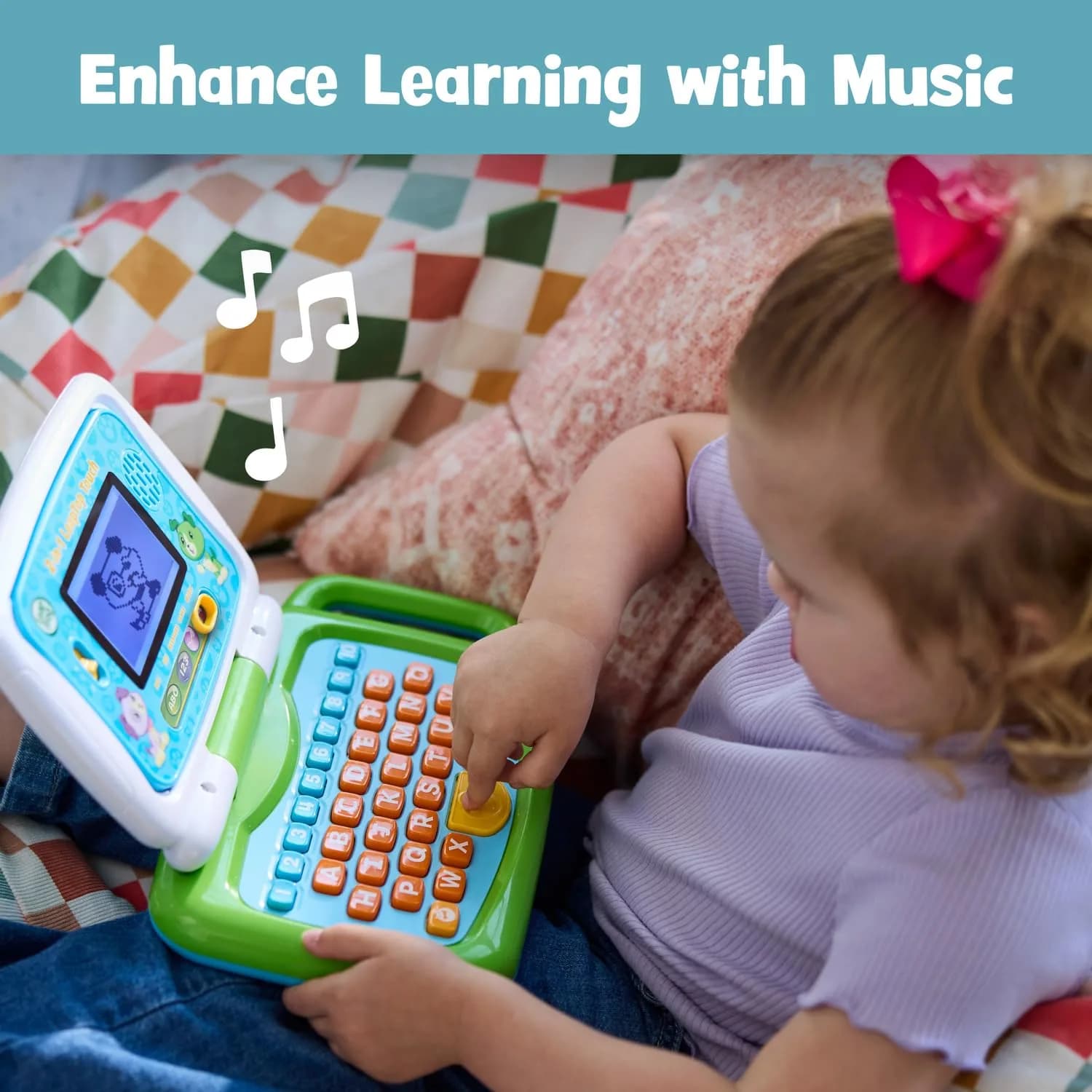 LeapFrog 2-in-1 LeapTop Touch Learning Toy Green | Ages 2-5 Years - view 4
