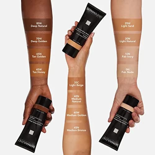 Dermablend Leg & Body Makeup Foundation SPF 25, 20N Light Natural, 100ml (3.4 fl oz) | Full Coverage for Scars & Imperfections thumbnail 4
