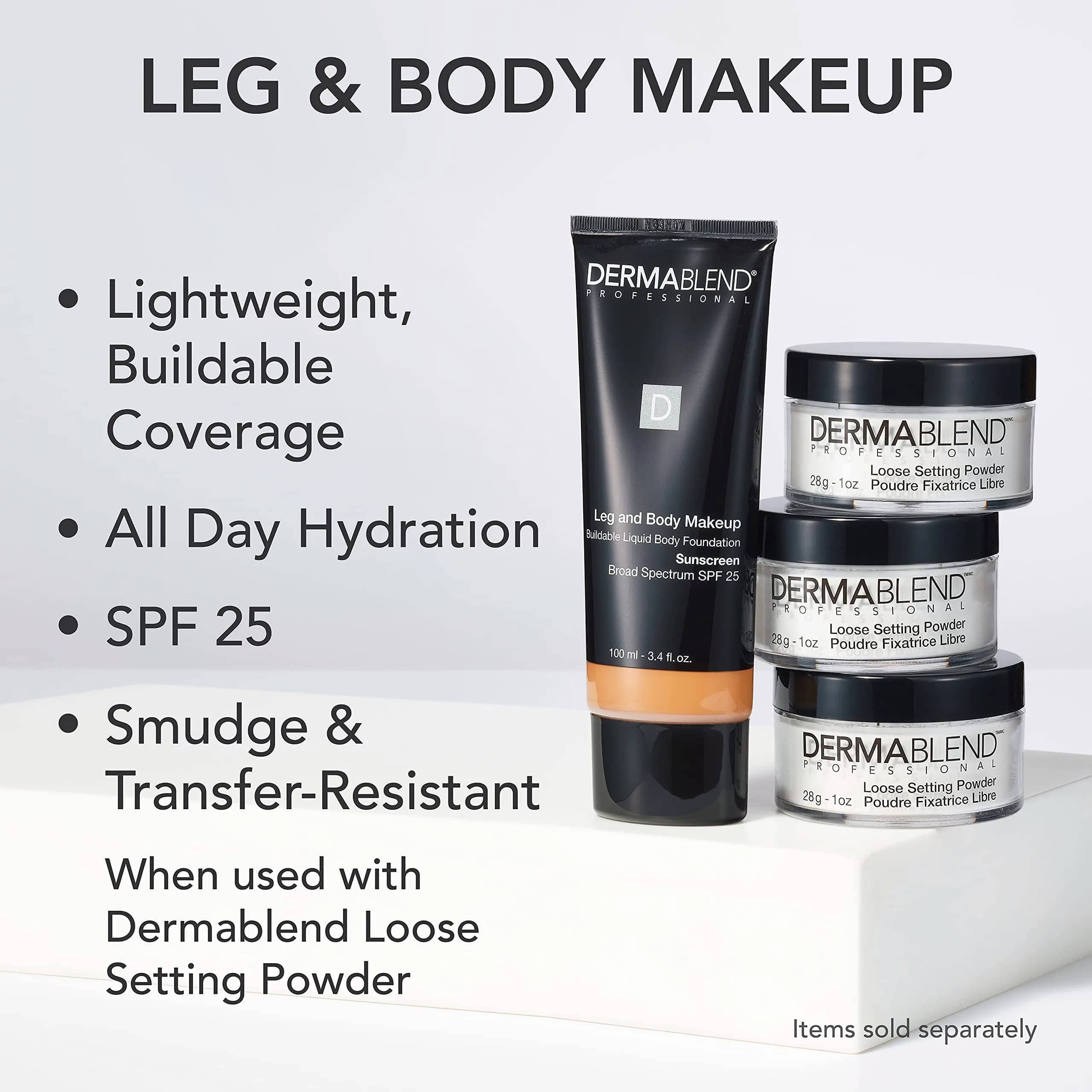 Dermablend Leg & Body Makeup Foundation SPF 25, 20N Light Natural, 100ml (3.4 fl oz) | Full Coverage for Scars & Imperfections - view 3