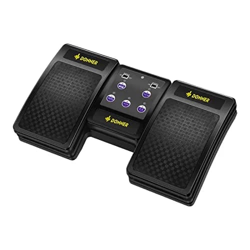 Donner Wireless Bluetooth Pedal for iPad Tablets Phone | Hands-Free Page Turn Control thumbnail 1