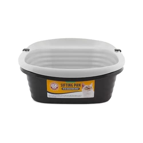 Arm & Hammer Large Sifting Litter Box | 48.3 cm (19 in) Black Open Tray thumbnail 2