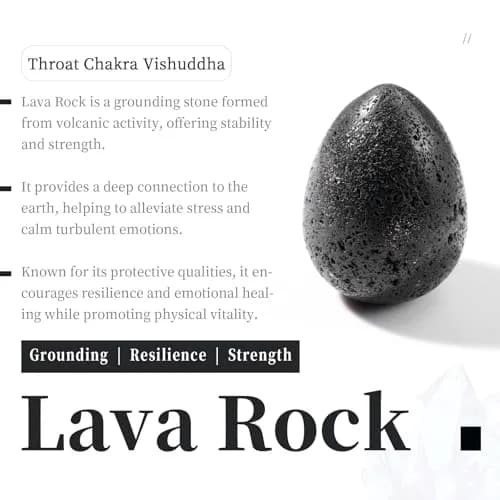 SUNYIK 10mm Blue Lava Rock Essential Oil Diffuser Beads 14" Strand | Unique Grounding & Aromatherapy thumbnail 4