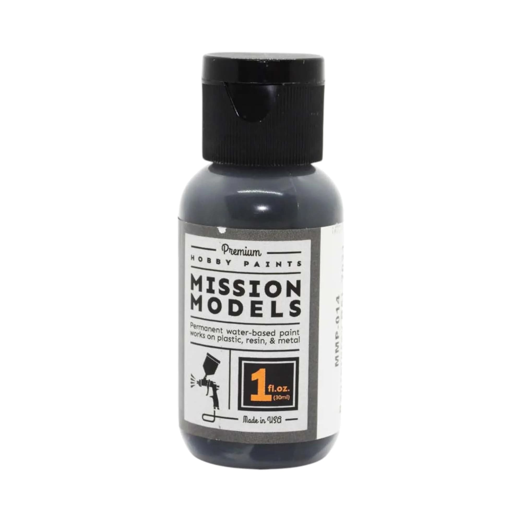 MISSION MODELS Panzergrey RAL 7021 Acrylic Paint 1 Count | Versatile Airbrush & Brush Ready (70-120 chars)