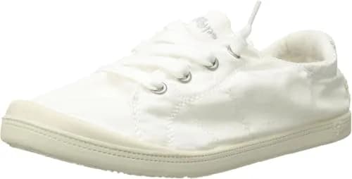 Jellypop Women's Dallas Shoe, White, US 8 | Lightweight Canvas Sneakers for Casual Wear thumbnail 1
