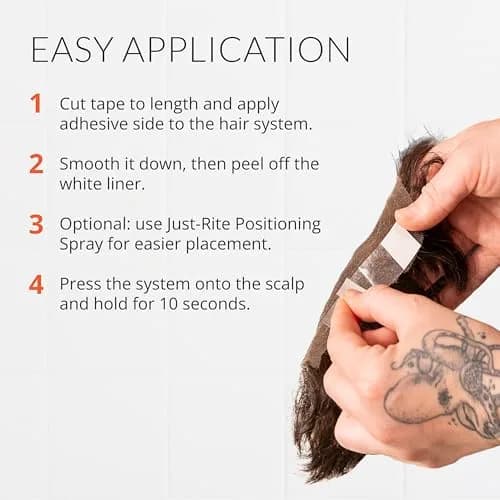 Walker Tape Clear Adhesive Tape Roll 3/4" x 36 Yards | Hypoallergenic Daily Wear Hold thumbnail 5