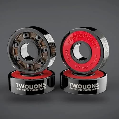 Twolions High Rev 608RS Hybrid Black Ceramic Bearings (Pack of 8) | ABEC 9 Precision thumbnail 2