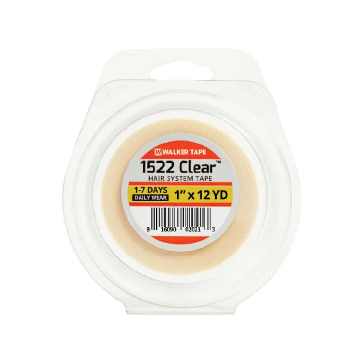 Walker Tape 3m Clear 1522 Tape 1" (25mm) x 12 Yards | Hypoallergenic, Gentle on Skin
