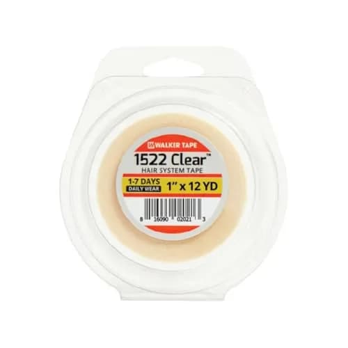 Walker Tape 3m Clear 1522 Tape 1" (25mm) x 12 Yards | Hypoallergenic, Gentle on Skin thumbnail 1