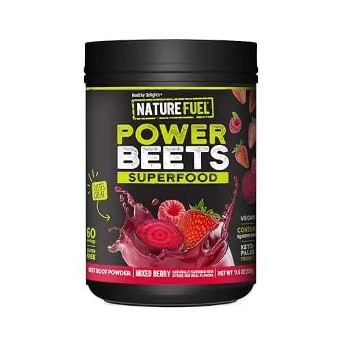 Healthy Delights Power Beets Powder 11.6 Ounce | Natural Energy & Antioxidant Support thumbnail 1